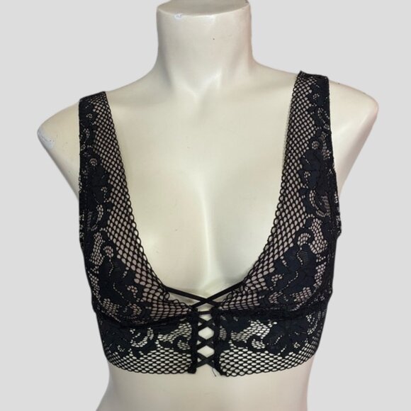 La Senza Black Lace Bralette - Picture 1 of 11